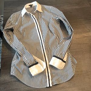 Ann Taylor striped dress shirt